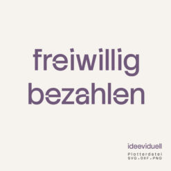 freiwillig bezahlen