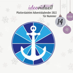 Plotterdateien Adventskalender ideeviduell Tür 14