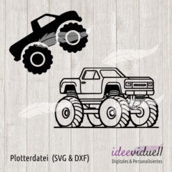 Plotterdatei Monstertruck